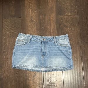 SHEIN Blue Denim Skirt